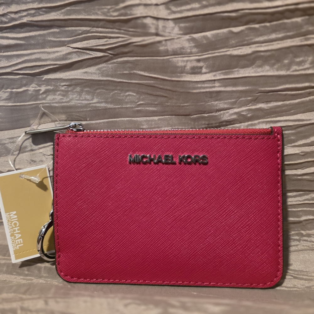 Michael Kors Pink Card Holder